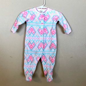 Fleece printed sleeper